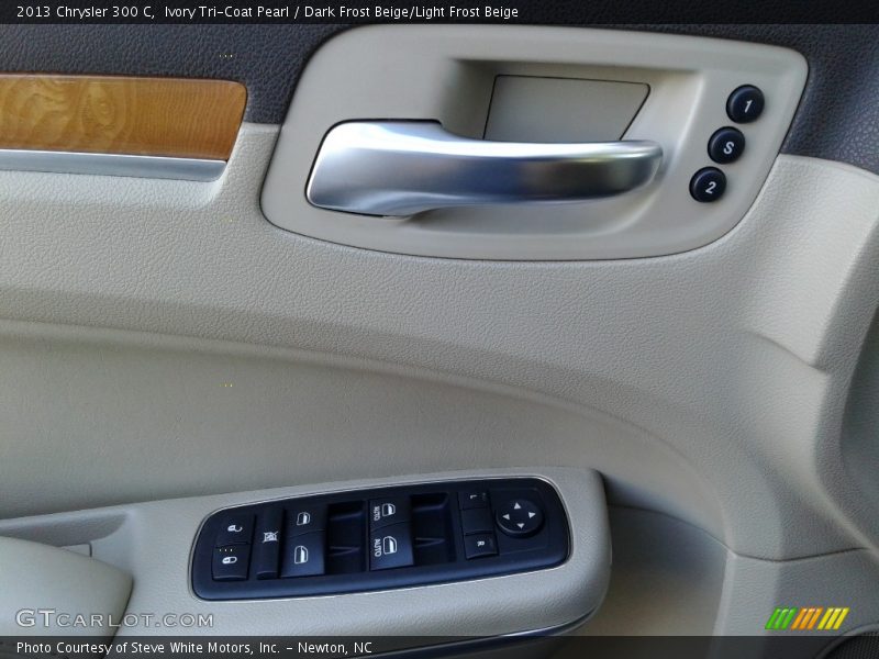 Ivory Tri-Coat Pearl / Dark Frost Beige/Light Frost Beige 2013 Chrysler 300 C