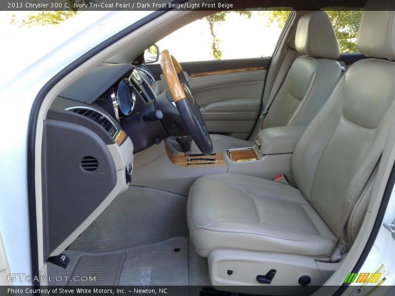 Ivory Tri-Coat Pearl / Dark Frost Beige/Light Frost Beige 2013 Chrysler 300 C