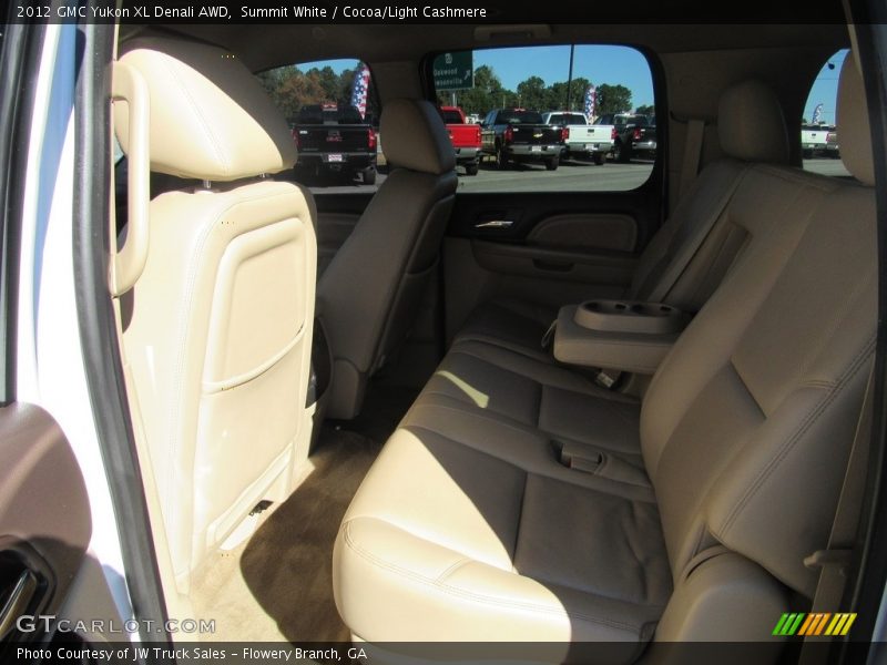 Summit White / Cocoa/Light Cashmere 2012 GMC Yukon XL Denali AWD