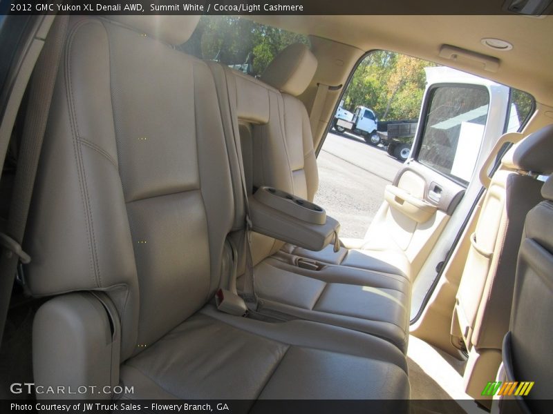 Summit White / Cocoa/Light Cashmere 2012 GMC Yukon XL Denali AWD