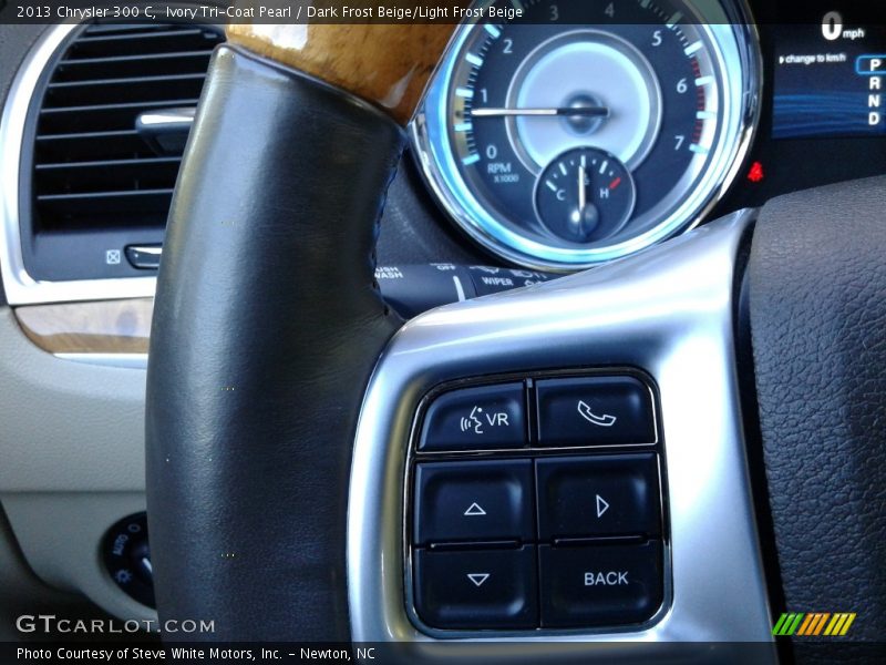 Ivory Tri-Coat Pearl / Dark Frost Beige/Light Frost Beige 2013 Chrysler 300 C