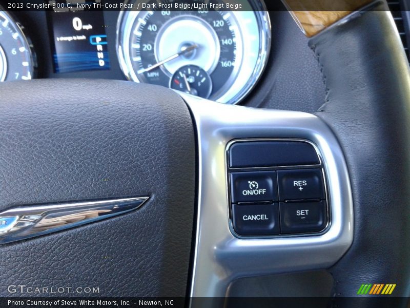 Ivory Tri-Coat Pearl / Dark Frost Beige/Light Frost Beige 2013 Chrysler 300 C