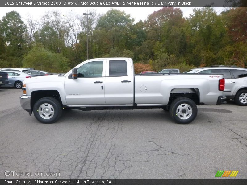  2019 Silverado 2500HD Work Truck Double Cab 4WD Silver Ice Metallic