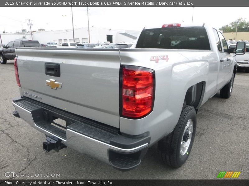 Silver Ice Metallic / Dark Ash/Jet Black 2019 Chevrolet Silverado 2500HD Work Truck Double Cab 4WD