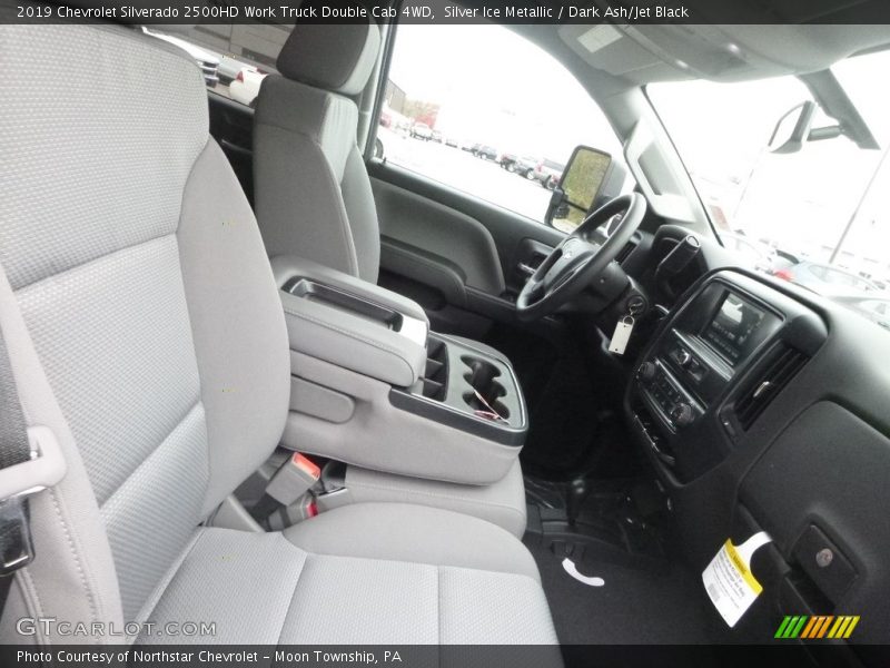Front Seat of 2019 Silverado 2500HD Work Truck Double Cab 4WD