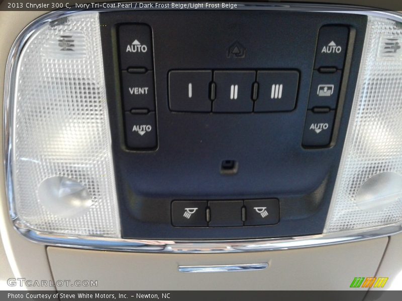 Ivory Tri-Coat Pearl / Dark Frost Beige/Light Frost Beige 2013 Chrysler 300 C