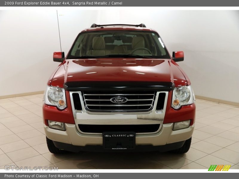 Sangria Red Metallic / Camel 2009 Ford Explorer Eddie Bauer 4x4