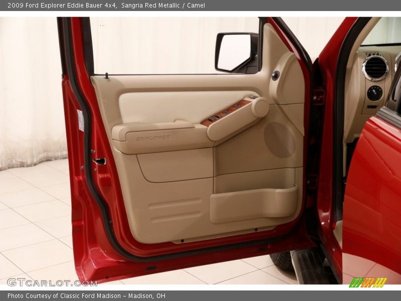 Sangria Red Metallic / Camel 2009 Ford Explorer Eddie Bauer 4x4