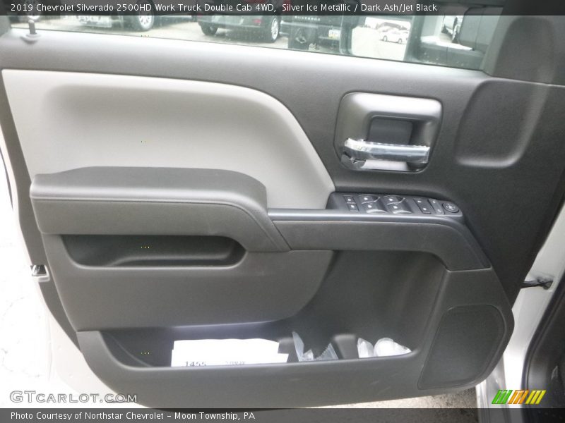 Silver Ice Metallic / Dark Ash/Jet Black 2019 Chevrolet Silverado 2500HD Work Truck Double Cab 4WD