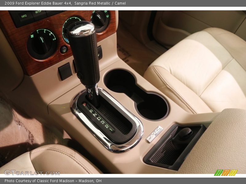 Sangria Red Metallic / Camel 2009 Ford Explorer Eddie Bauer 4x4
