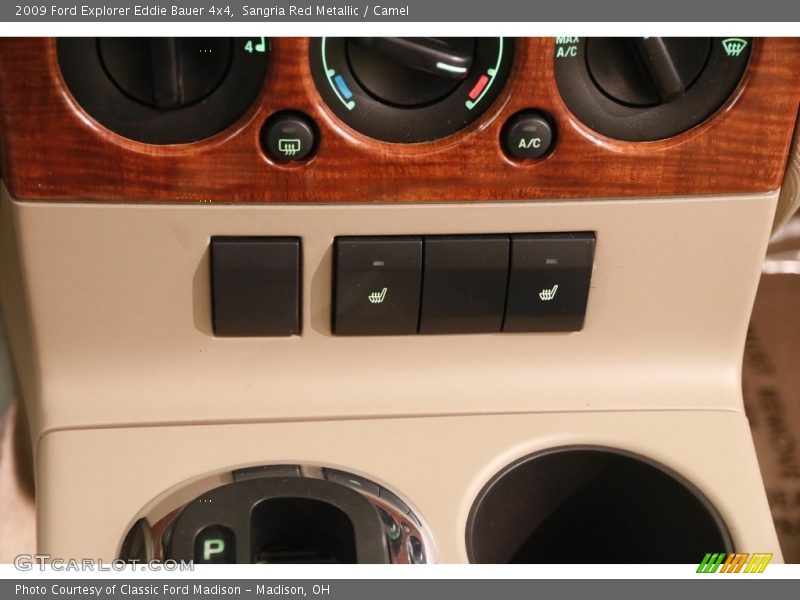 Sangria Red Metallic / Camel 2009 Ford Explorer Eddie Bauer 4x4