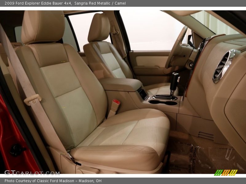Sangria Red Metallic / Camel 2009 Ford Explorer Eddie Bauer 4x4
