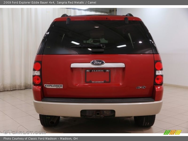 Sangria Red Metallic / Camel 2009 Ford Explorer Eddie Bauer 4x4