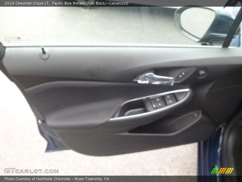 Pacific Blue Metallic / Jet Black/­Galvanized 2019 Chevrolet Cruze LT