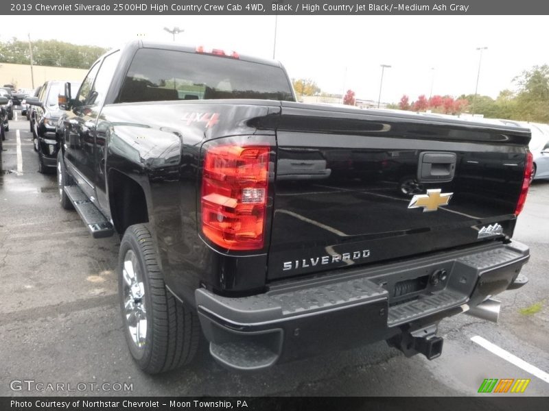 Black / High Country Jet Black/­Medium Ash Gray 2019 Chevrolet Silverado 2500HD High Country Crew Cab 4WD