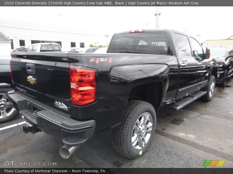 Black / High Country Jet Black/­Medium Ash Gray 2019 Chevrolet Silverado 2500HD High Country Crew Cab 4WD