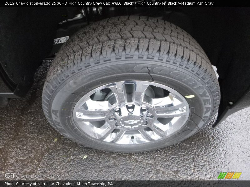 Black / High Country Jet Black/­Medium Ash Gray 2019 Chevrolet Silverado 2500HD High Country Crew Cab 4WD