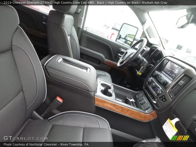 Black / High Country Jet Black/­Medium Ash Gray 2019 Chevrolet Silverado 2500HD High Country Crew Cab 4WD