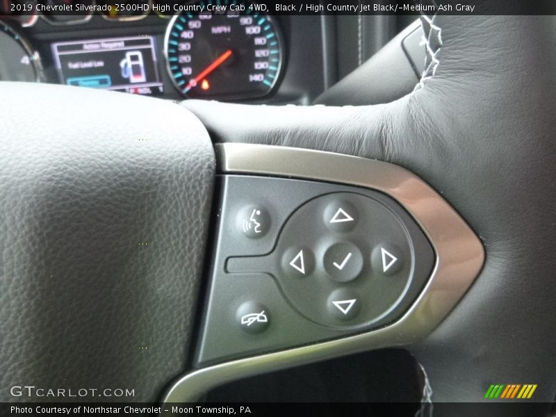 Black / High Country Jet Black/­Medium Ash Gray 2019 Chevrolet Silverado 2500HD High Country Crew Cab 4WD