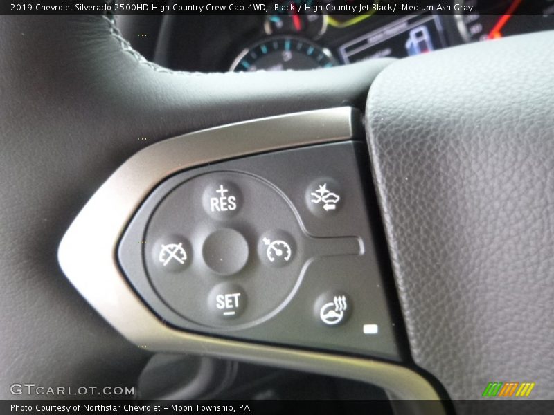 Black / High Country Jet Black/­Medium Ash Gray 2019 Chevrolet Silverado 2500HD High Country Crew Cab 4WD