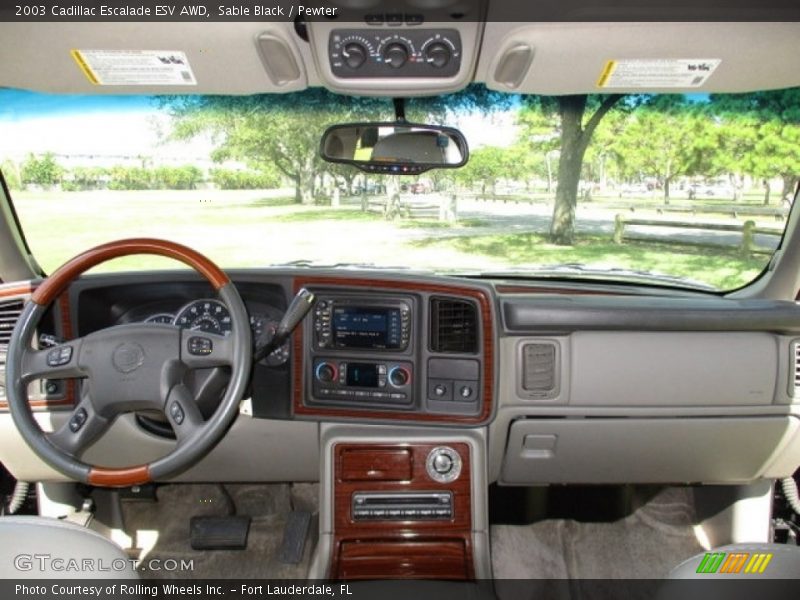 Sable Black / Pewter 2003 Cadillac Escalade ESV AWD