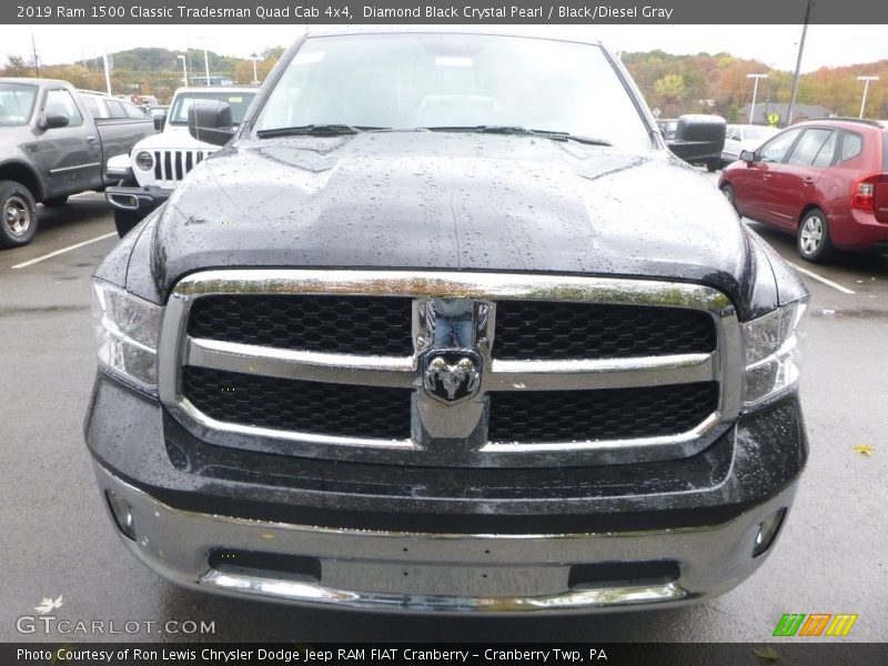 Diamond Black Crystal Pearl / Black/Diesel Gray 2019 Ram 1500 Classic Tradesman Quad Cab 4x4