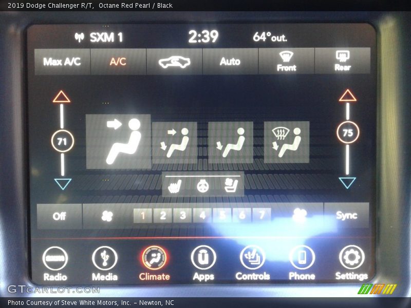 Octane Red Pearl / Black 2019 Dodge Challenger R/T