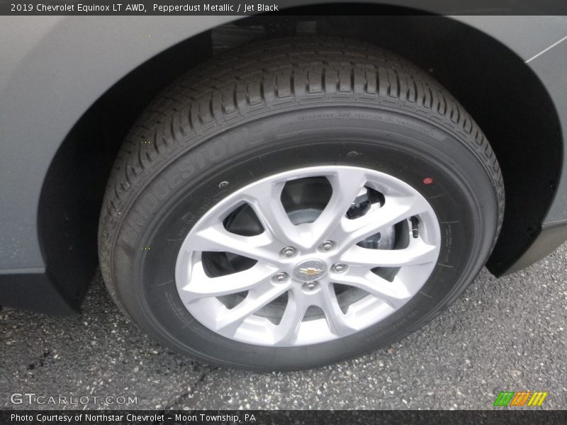 Pepperdust Metallic / Jet Black 2019 Chevrolet Equinox LT AWD