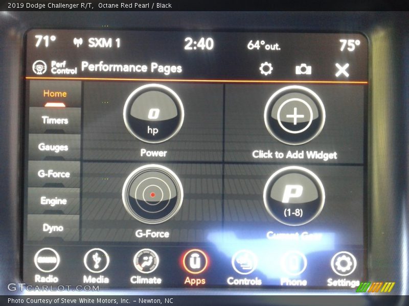 Octane Red Pearl / Black 2019 Dodge Challenger R/T