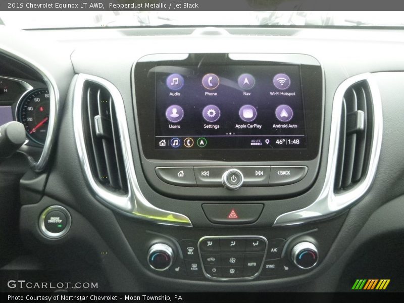 Pepperdust Metallic / Jet Black 2019 Chevrolet Equinox LT AWD