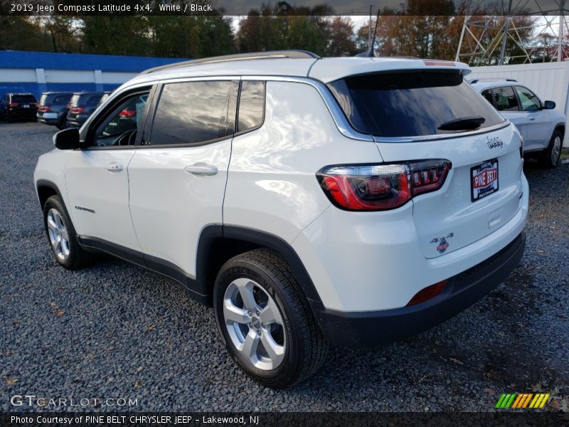White / Black 2019 Jeep Compass Latitude 4x4