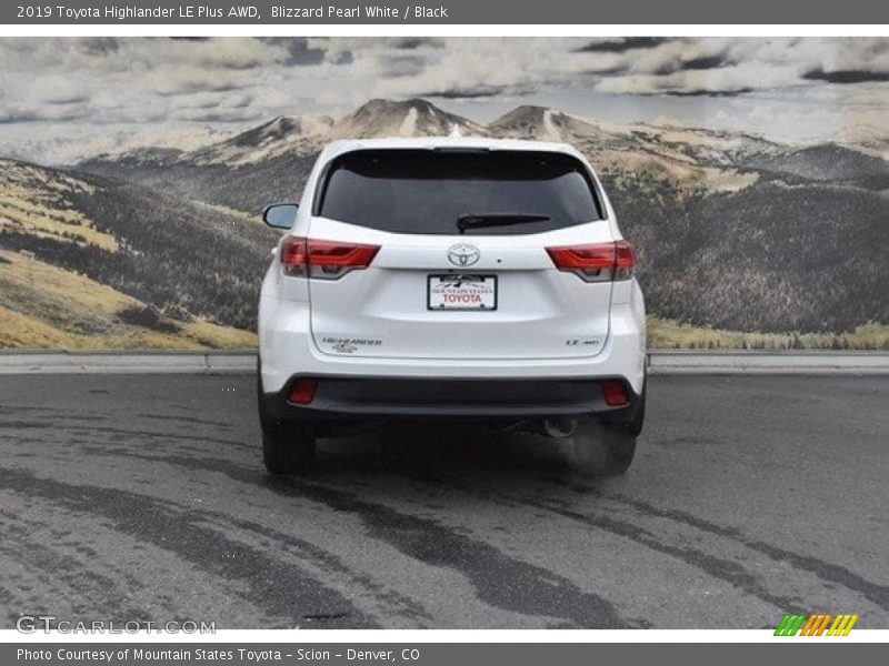 Blizzard Pearl White / Black 2019 Toyota Highlander LE Plus AWD