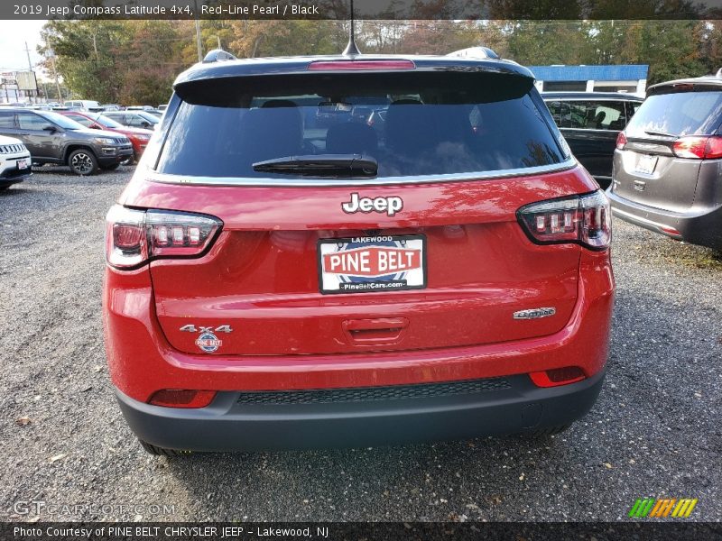 Red-Line Pearl / Black 2019 Jeep Compass Latitude 4x4