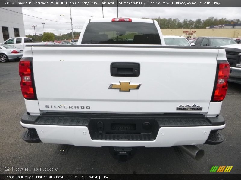 Summit White / High Country Jet Black/­Medium Ash Gray 2019 Chevrolet Silverado 2500HD High Country Crew Cab 4WD