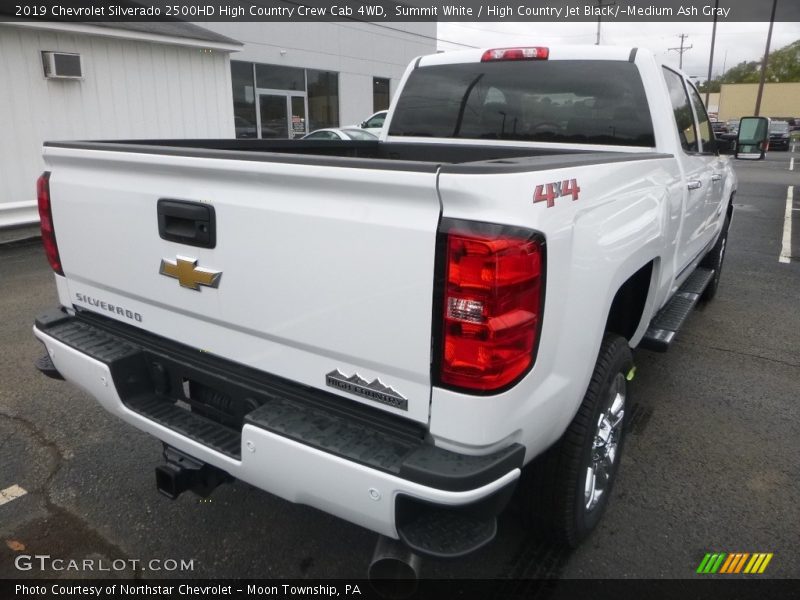 Summit White / High Country Jet Black/­Medium Ash Gray 2019 Chevrolet Silverado 2500HD High Country Crew Cab 4WD
