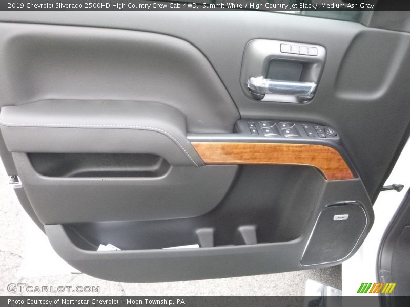Summit White / High Country Jet Black/­Medium Ash Gray 2019 Chevrolet Silverado 2500HD High Country Crew Cab 4WD