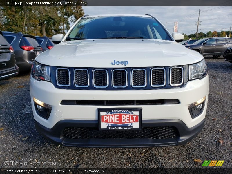 White / Black 2019 Jeep Compass Latitude 4x4
