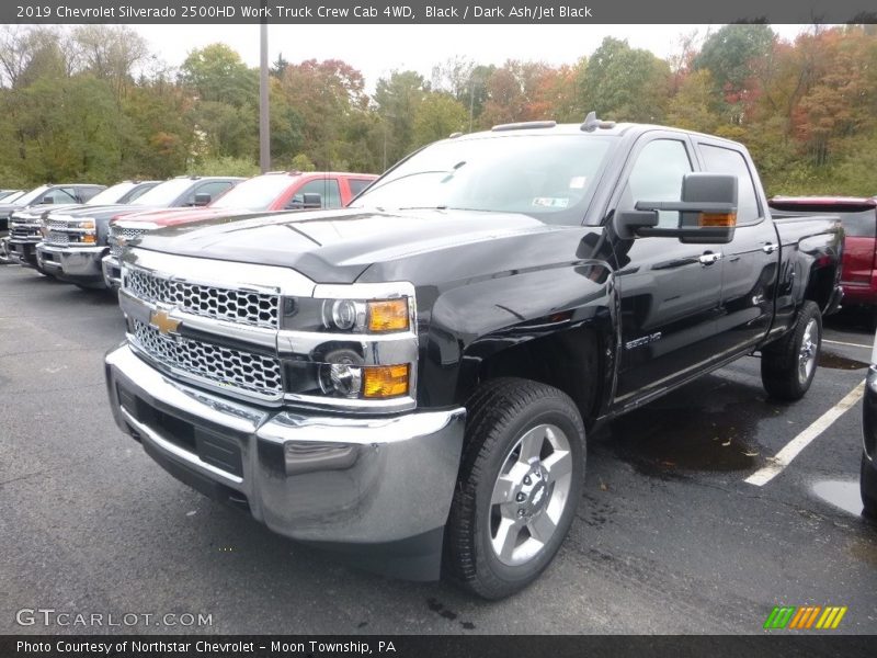 Black / Dark Ash/Jet Black 2019 Chevrolet Silverado 2500HD Work Truck Crew Cab 4WD
