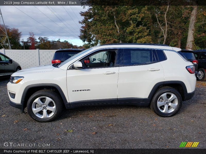  2019 Compass Latitude 4x4 White