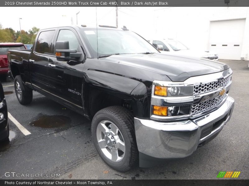 Black / Dark Ash/Jet Black 2019 Chevrolet Silverado 2500HD Work Truck Crew Cab 4WD