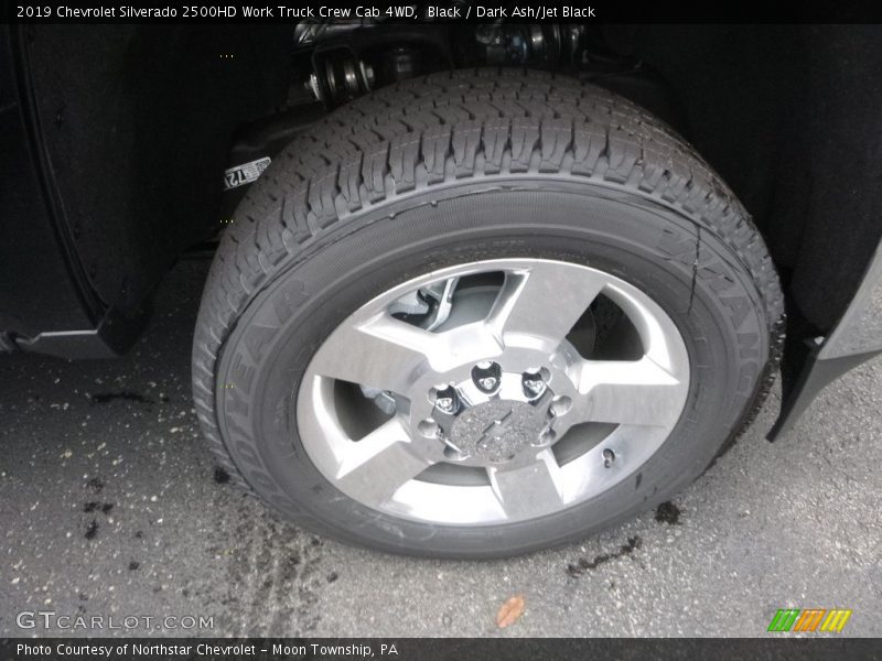 Black / Dark Ash/Jet Black 2019 Chevrolet Silverado 2500HD Work Truck Crew Cab 4WD