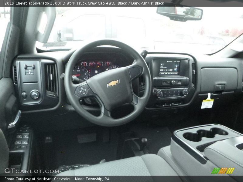 Black / Dark Ash/Jet Black 2019 Chevrolet Silverado 2500HD Work Truck Crew Cab 4WD