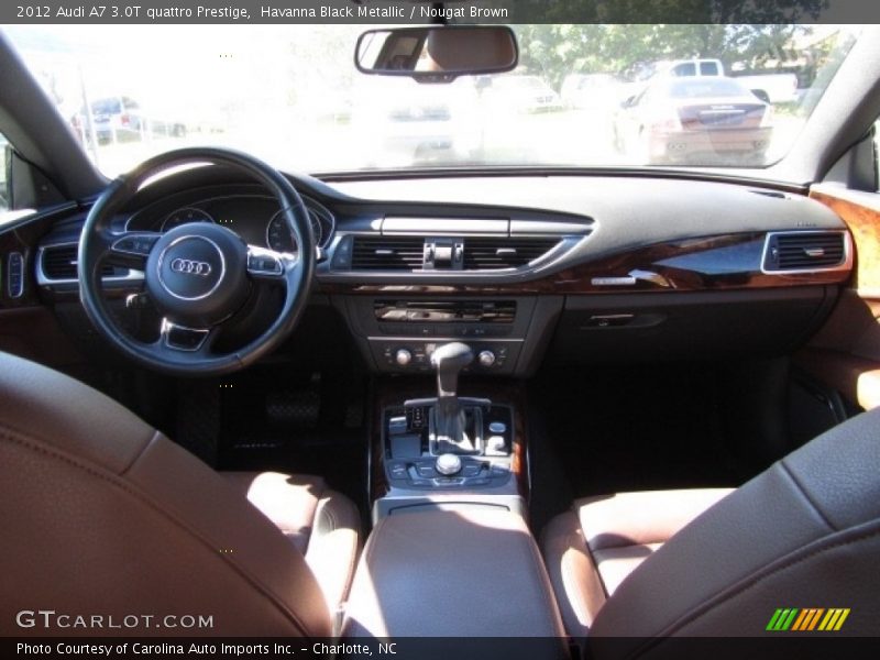 Havanna Black Metallic / Nougat Brown 2012 Audi A7 3.0T quattro Prestige