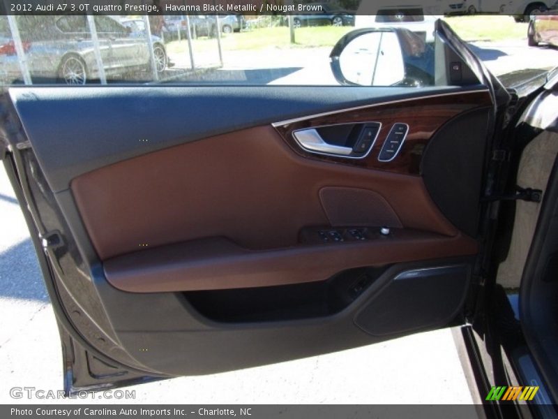 Havanna Black Metallic / Nougat Brown 2012 Audi A7 3.0T quattro Prestige