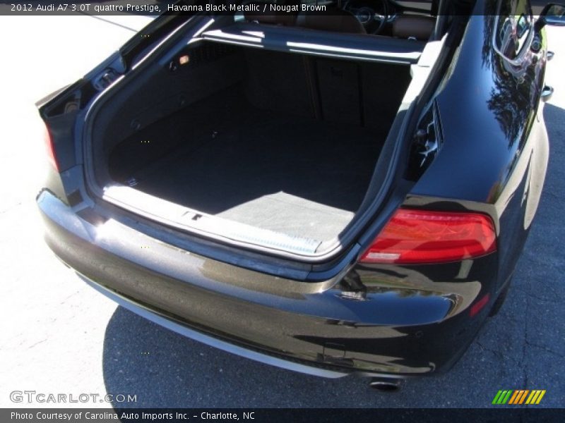 Havanna Black Metallic / Nougat Brown 2012 Audi A7 3.0T quattro Prestige