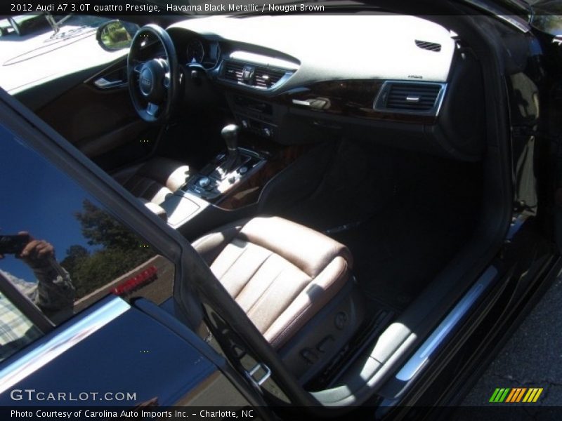 Havanna Black Metallic / Nougat Brown 2012 Audi A7 3.0T quattro Prestige