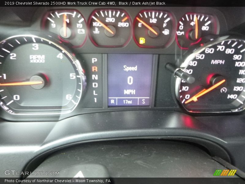 Black / Dark Ash/Jet Black 2019 Chevrolet Silverado 2500HD Work Truck Crew Cab 4WD