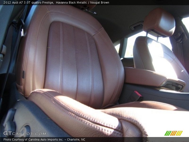 Havanna Black Metallic / Nougat Brown 2012 Audi A7 3.0T quattro Prestige