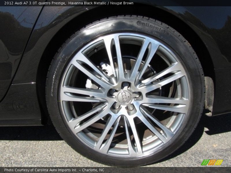 Havanna Black Metallic / Nougat Brown 2012 Audi A7 3.0T quattro Prestige