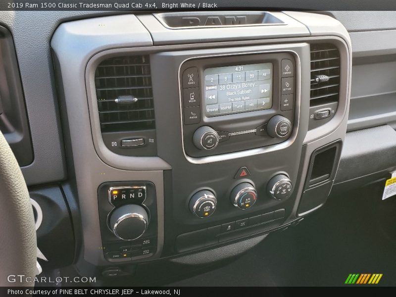 Controls of 2019 1500 Classic Tradesman Quad Cab 4x4